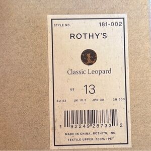 Rothy's Classic Leopard Print Footwear